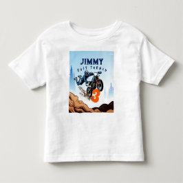 Biker Kid Dirt Stunt Bike Birthday T Shirt