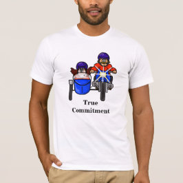 Biker kopplar ihop förpliktelseT-tröja Tee Shirt
