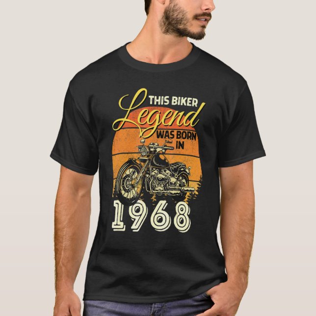 Biker Legend Manar motorcykelförklaring Biker Lege T Shirt (Framsida)