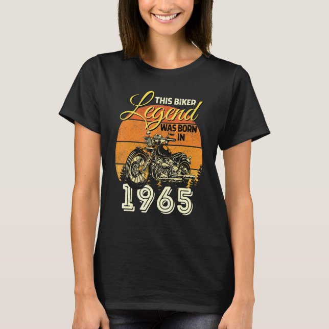 Biker Legend Manar motorcykelförklaring Biker Lege T Shirt (Framsida)