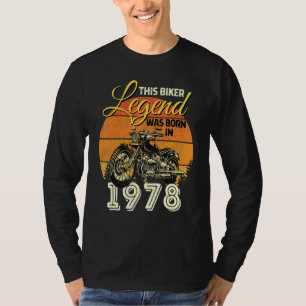 Biker Legend Manar motorcykelförklaring Biker Lege T Shirt