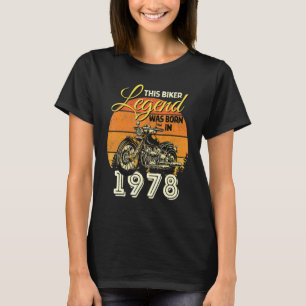 Biker Legend Manar motorcykelförklaring Biker Lege T Shirt