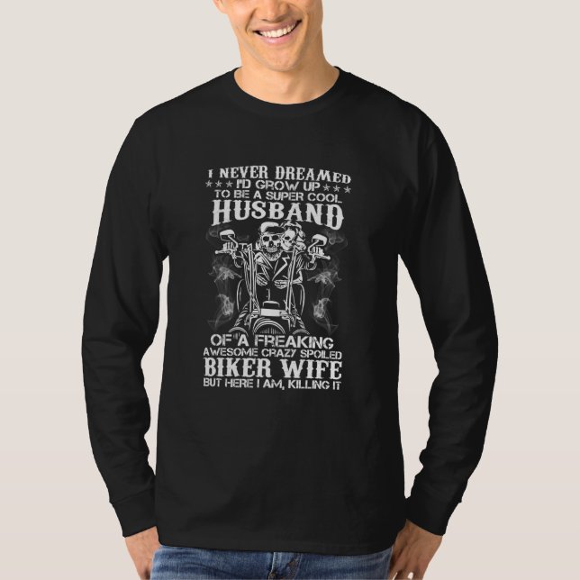 Biker Make i en Biker av ett skal T Shirt (Framsida)