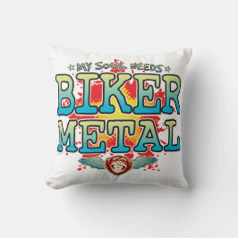 Biker Metall Soul Cushion Kudde