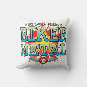 Biker Metall Soul Cushion Kudde