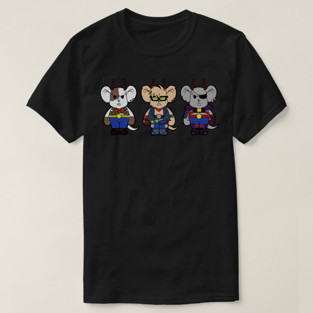 Biker Mice från Mars Chibi T Shirt (Design framsida)