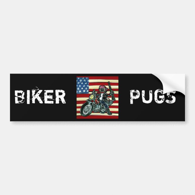 Biker Mops Bildekal (Framsidan)