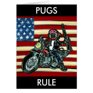 Biker Mops Hälsningskort