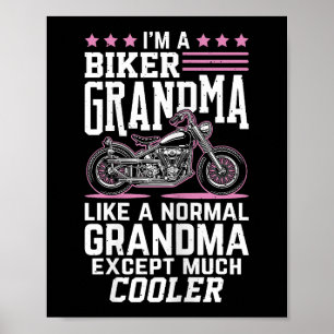 Biker Mormor - Motorcykel Mormor Biker Mormor Poster