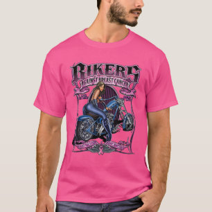 Biker mot bröstcancer och överlevande t shirt