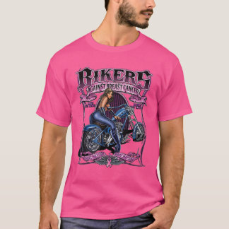 Biker mot bröstcancer och överlevande t shirt