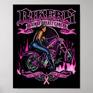 Biker mot bröstcancer poster