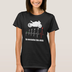 Biker, motorcykelförare, motorcyklar, råmaterial t shirt