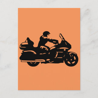 biker motorcykelmotodling vykort