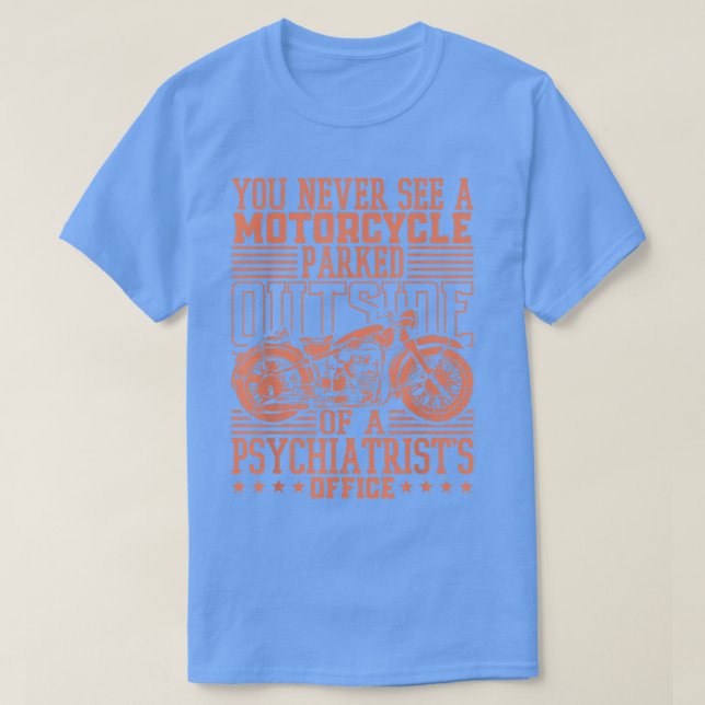 Biker Motorcyklist 241 T Shirt (Design framsida)