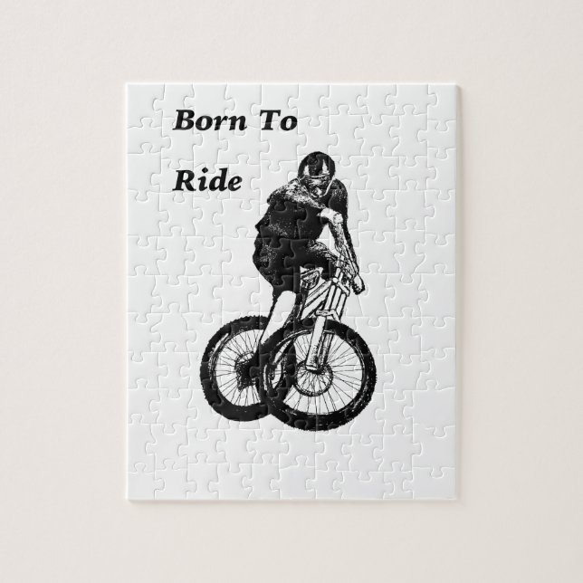 Biker MTB BMX CYCLIST Cyclo kor Pussel (Vertikal)