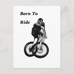 Biker MTB BMX CYCLIST Cyclo kor Vykort