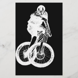 Biker MTB BMX CYKLIST Brevpapper
