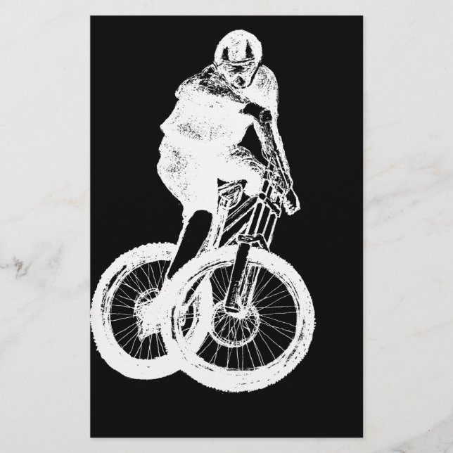 Biker MTB BMX CYKLIST Brevpapper (Framsida)