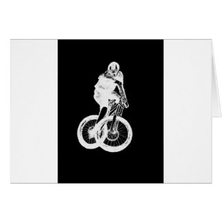 Biker MTB BMX CYKLIST Hälsningskort