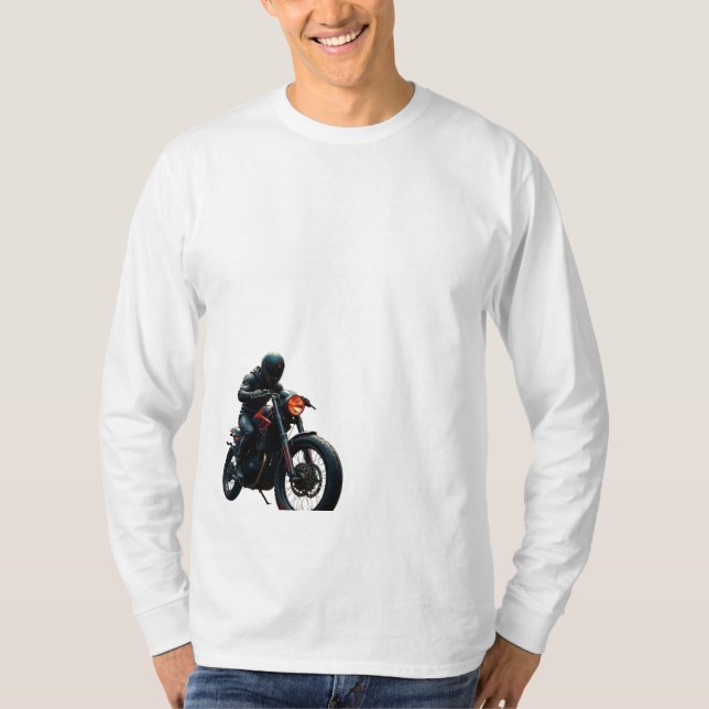 Biker och förare T-Shirt (Framsida)
