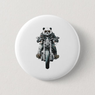 Biker Panda Knapp