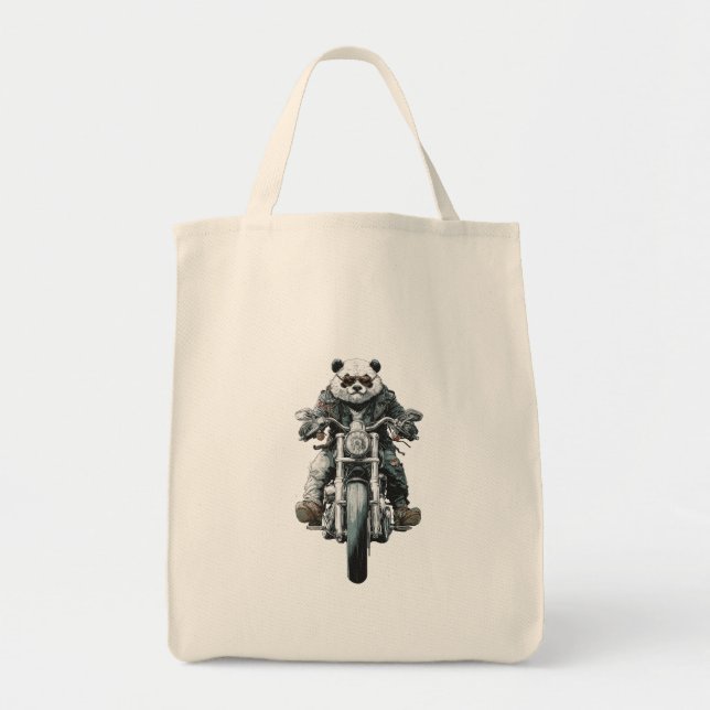 Biker Panda Tygkasse (Framsidan)