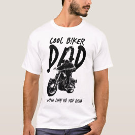 Biker Pappa | FARS DAG | Light Base Basic T Shirt