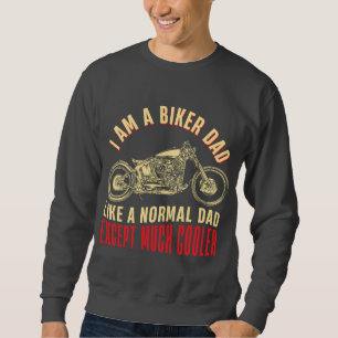 Biker Pappa Lång Ärmad Tröja
