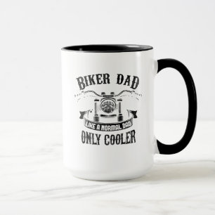 Biker Pappa som en vanlig Pappa-kylare Mugg