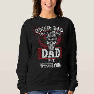 Biker Pappa som ett normalt Pappa, men med vilken T Shirt