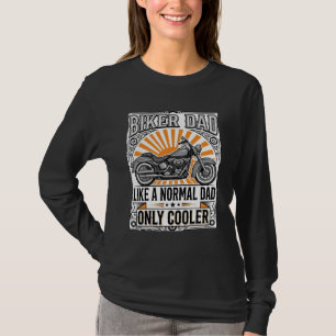 Biker Pappa Vintage Motorcykel Vector Design_1 T Shirt