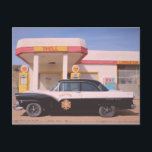 Biker Patrol Classic Car Service Station Vykort<br><div class="desc">Hej där! Hoppas du gillar det här fotot jag fångade på mina resor. Du kan gärna lägga till din egen text! Kolla min butik för mer.</div>