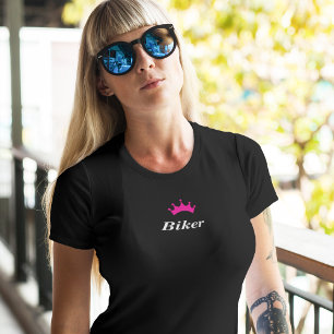 Biker Queen motorcykel t-shirt