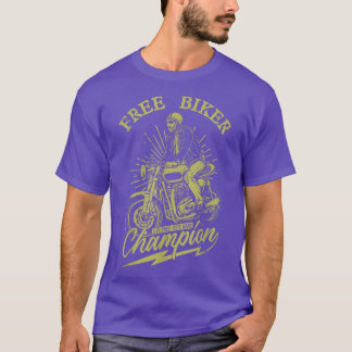 Biker Rocker Motorcle Bike Tävla Motorcyklar T Shirt