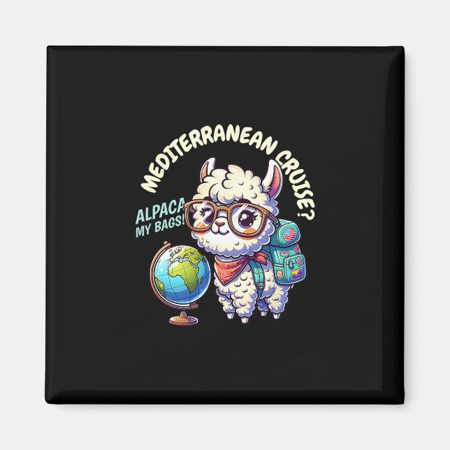 Biker Santa 67 Crew Funny Christmas Leather Jacket Magnet (Framsidan)