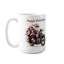 Biker Santa julkaffe paus