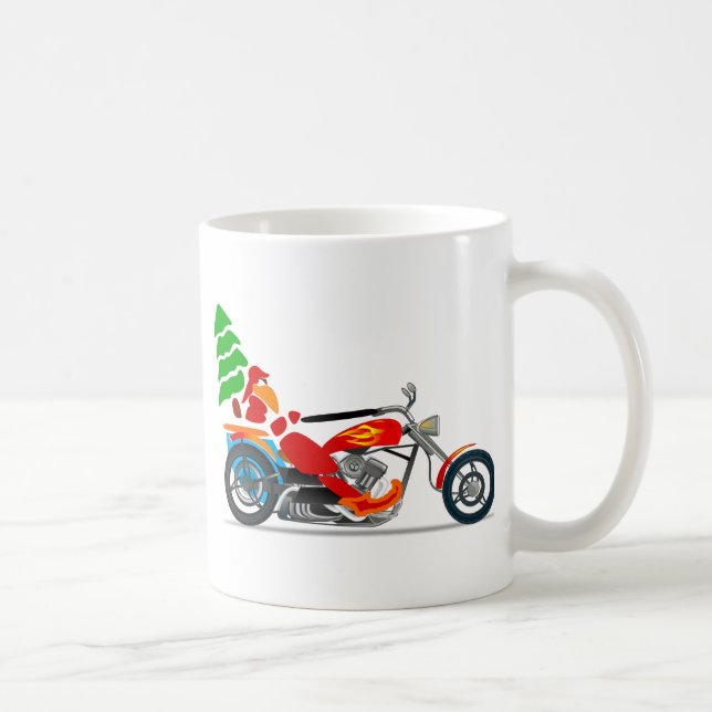 Biker Santa Kaffemugg (Höger)