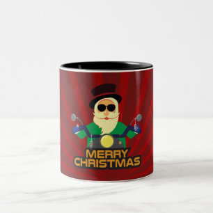 Biker Santa Mugg