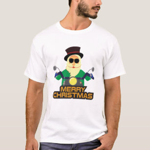 Biker Santa T-shirt