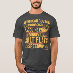 Biker Shirts För manar Women Bonneville Salt Flats T Shirt