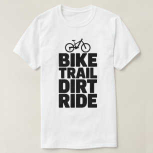 Biker Silhouette Äventyr Design T Shirt