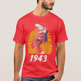 Biker Skull Cyclist Skeleton Cycling Mountain Biki T Shirt