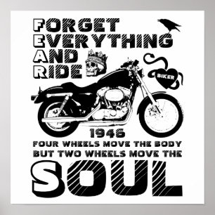 Biker Soul, Personlig Födelsedatum Poster