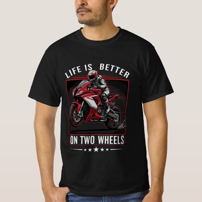 Biker T-Shirt (Framsida)