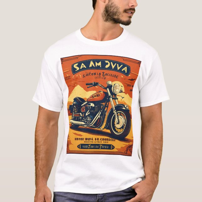 biker t shirt (Framsida)