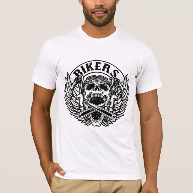 Biker T Shirt (Framsida)