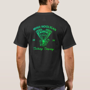 Biker T-Shirt Irish Huoligan
