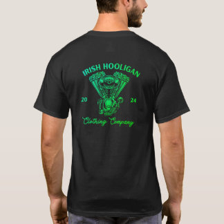 Biker T-Shirt Irish Huoligan