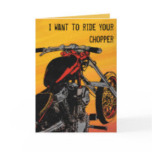 biker Valentine-kort